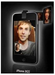 Un accessoire permettant de r�aliser des appels visio avec l'iPhone 3GS